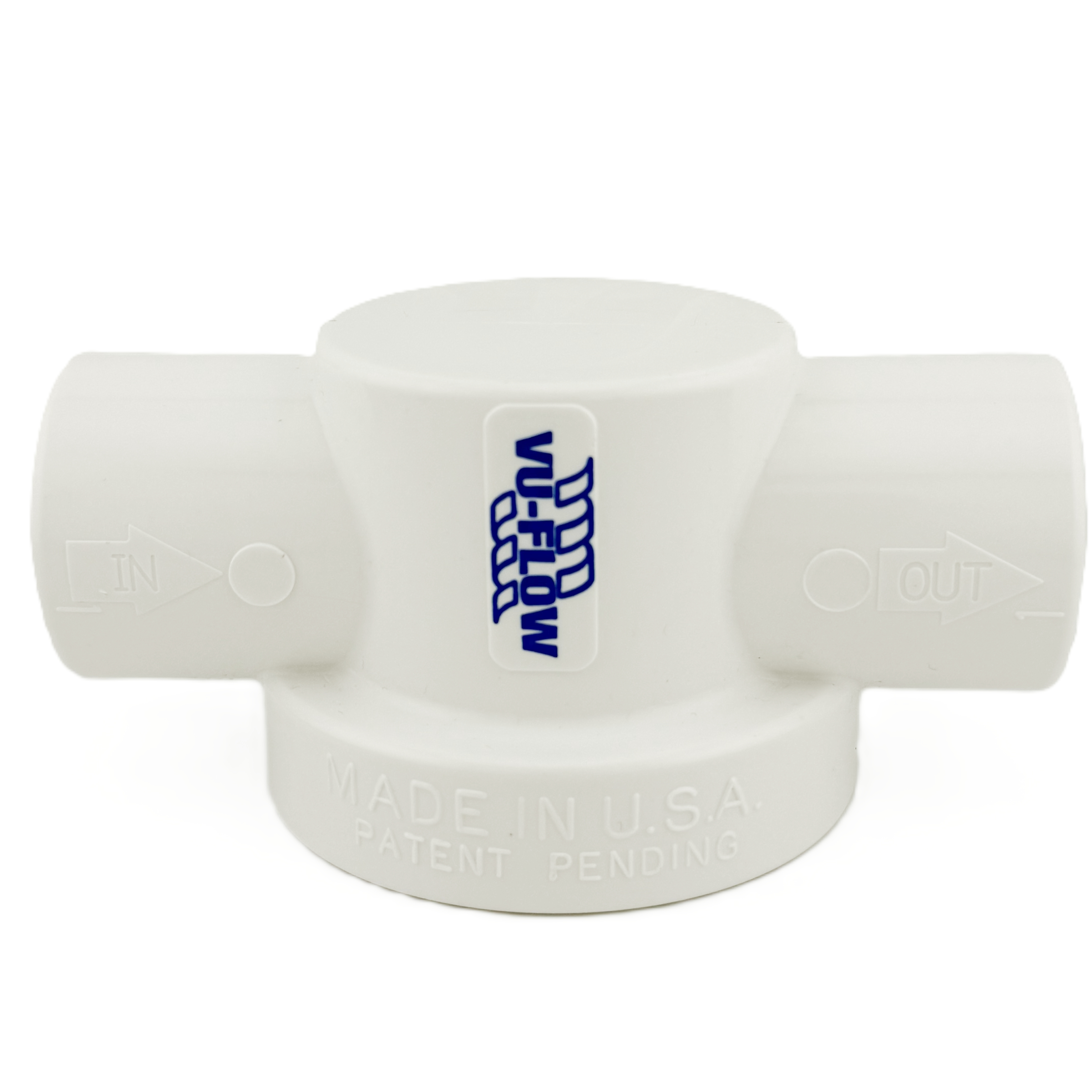 Vu-Flow Rusco 1" Filter Body Tee PVC OEM Replacement for 1" Systems